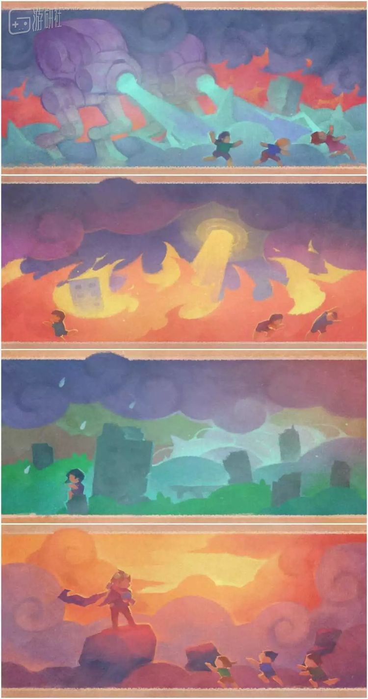 游戏中关于末世的壁画