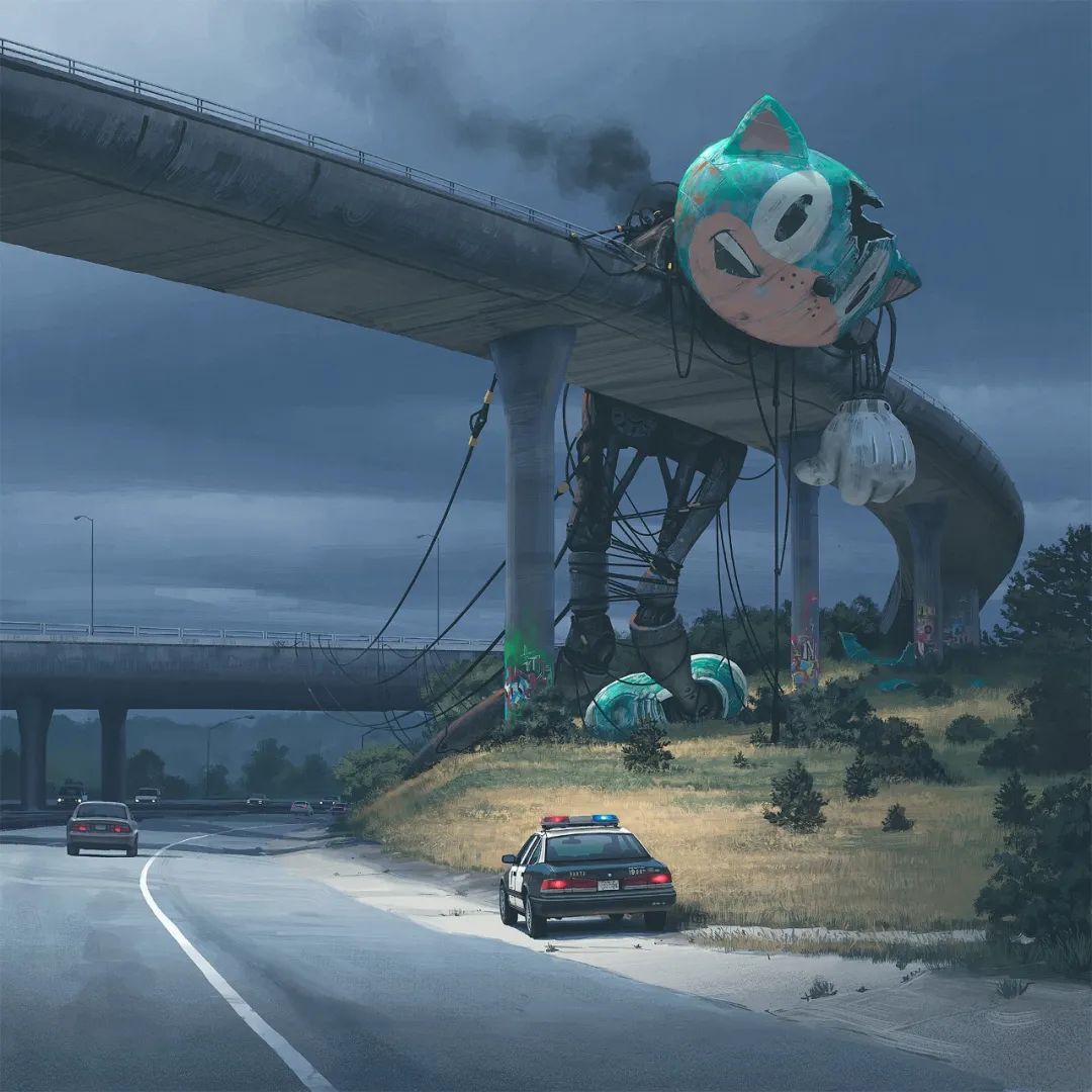 创造出《电幻国度》的simon stlenhag,不会画画的游戏人不是好音乐家