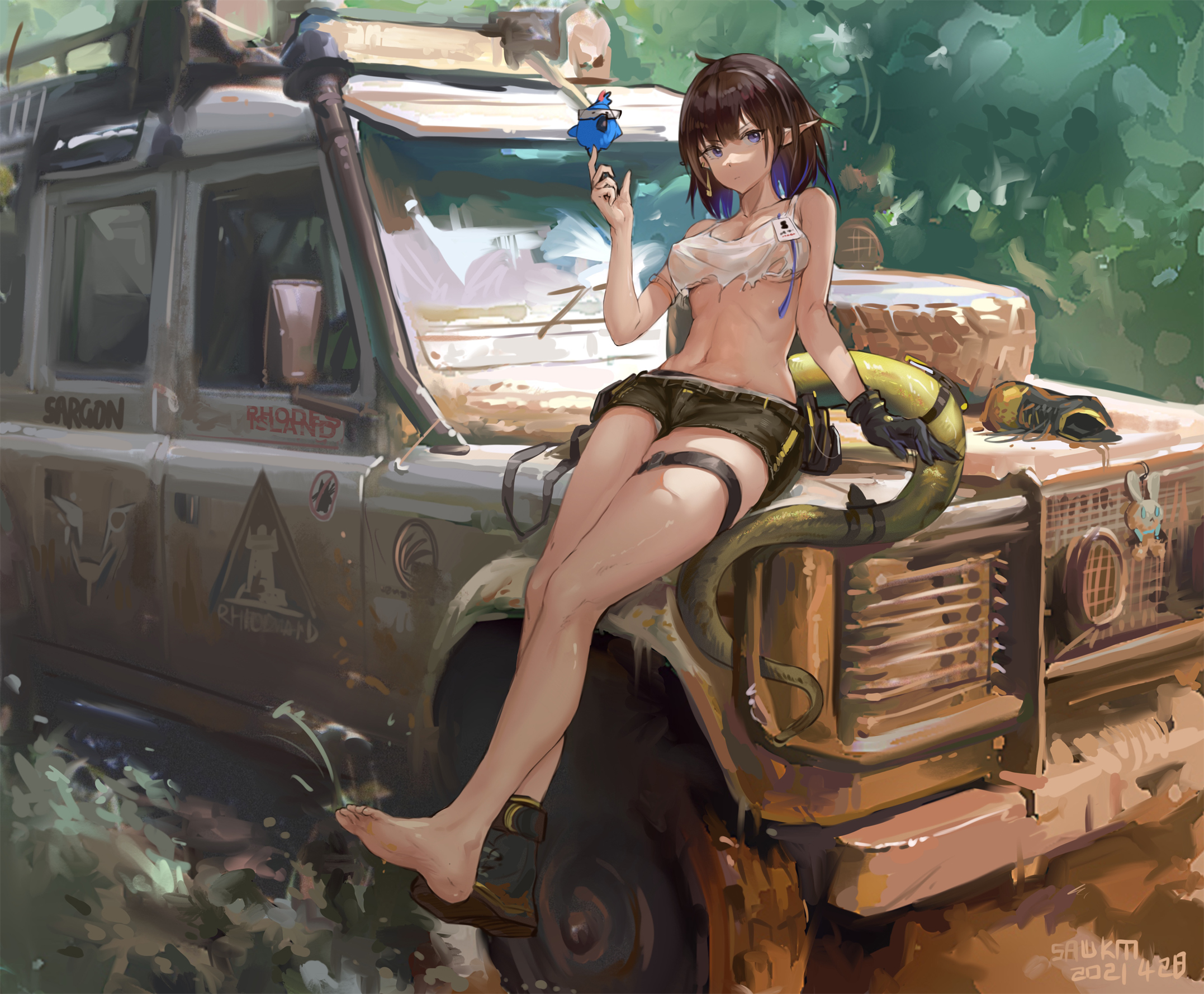 p站插图分享(48):明日方舟