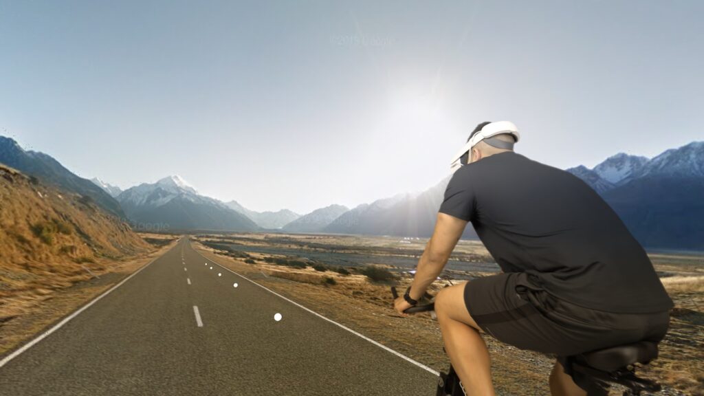 这个VR健身游戏，能让你在谷歌街景中进行户外锻炼