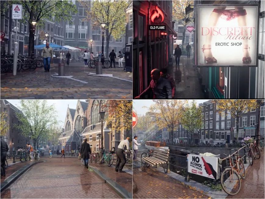 包括紅燈區在內，《決勝時刻19》劇情戰役中的荷蘭街景全部取材於現實照片