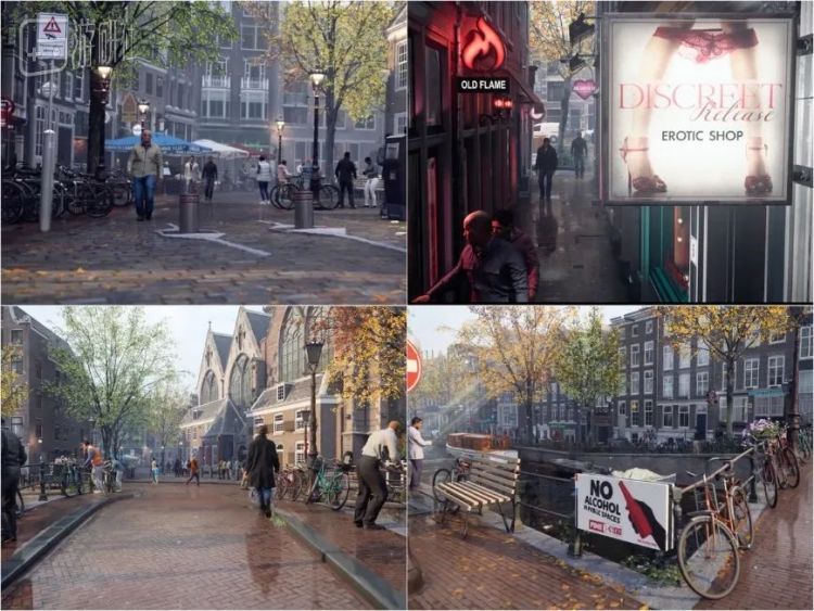 包括红灯区在内，《使命召唤19》剧情战役中的荷兰街景全部取材于现实照片