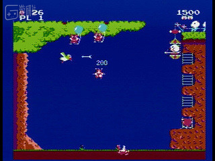 射中鸟后，肉弹就变成弧线飞行了