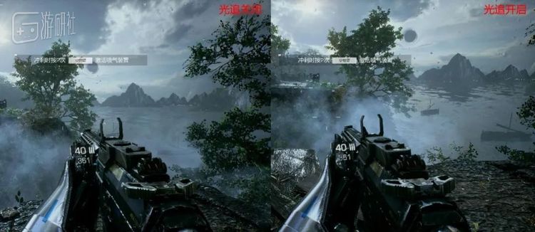 在一些水面效果上，光追给它带来的提升同样非常明显