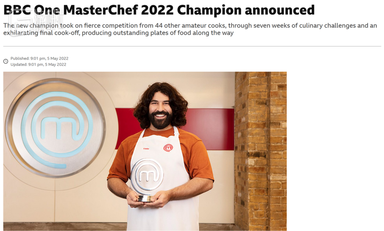 在原版节目获得最新一届冠军的就是一位前海军飞行员