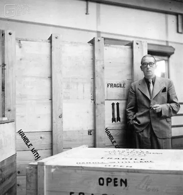 劳伯在纽约世博会上的一张照片