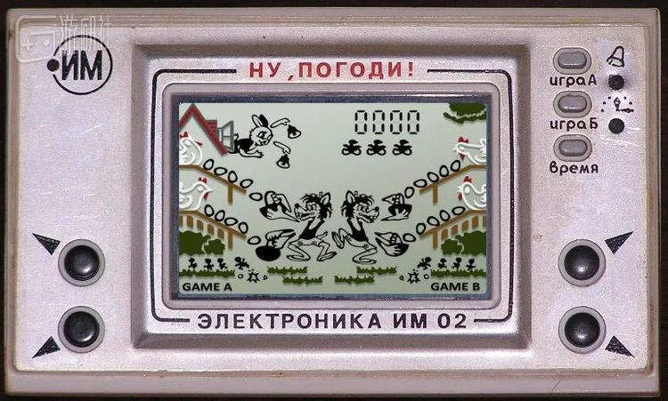 1984年生产的一款山寨任天堂Game & Watch游戏机，就以《兔子等着瞧》作为主题