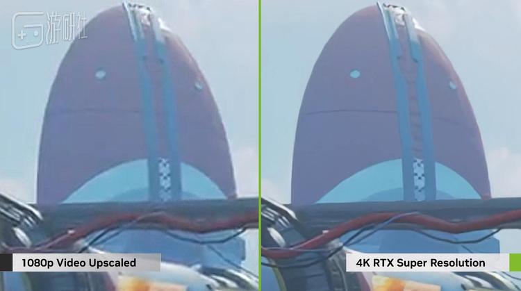 放大局部后，分辨率的提升要明显得多