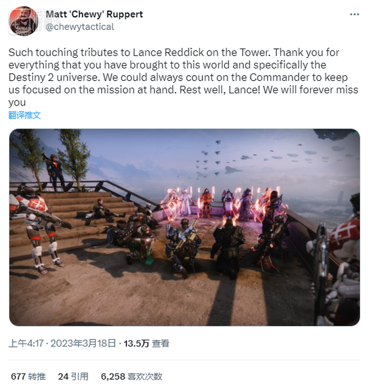 “我们总是可以指望指挥官，让我们专注于 手头的任务。”