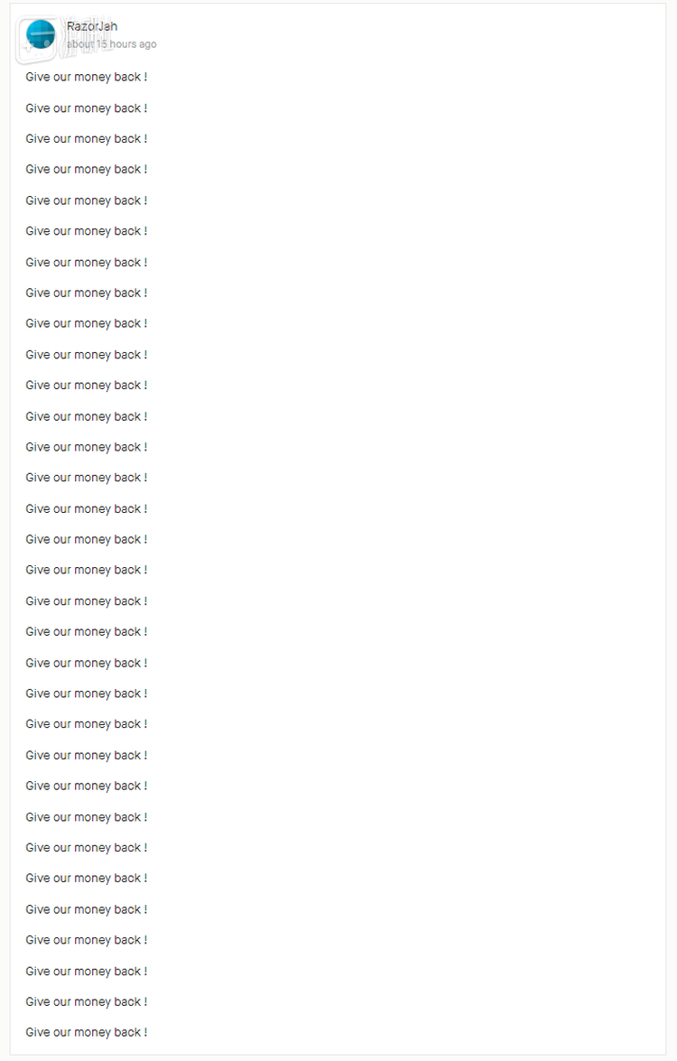 “把我们的钱还回来！”