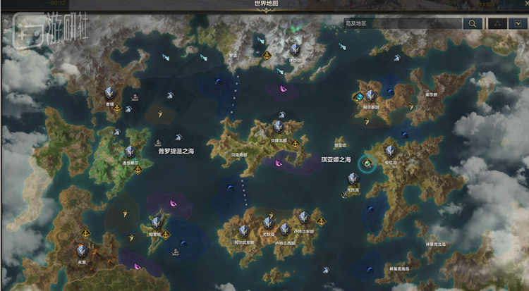 九片大陆、众多岛屿，构成了《命运方舟》极其丰富的探索内容