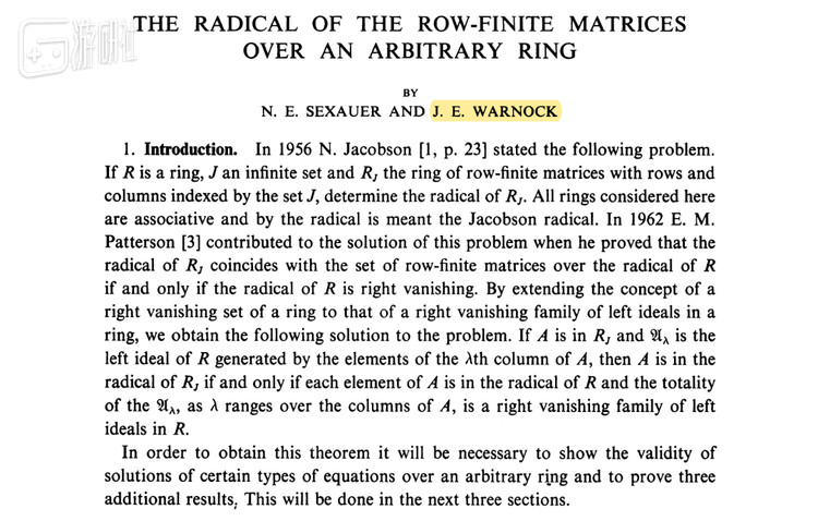 沃诺克发表在《美国数学会汇刊》（Transactions Of The American Mathematical Society）上证明论文的PDF格式文档截图，每个单词都很具体但是放在一起就变抽象了。