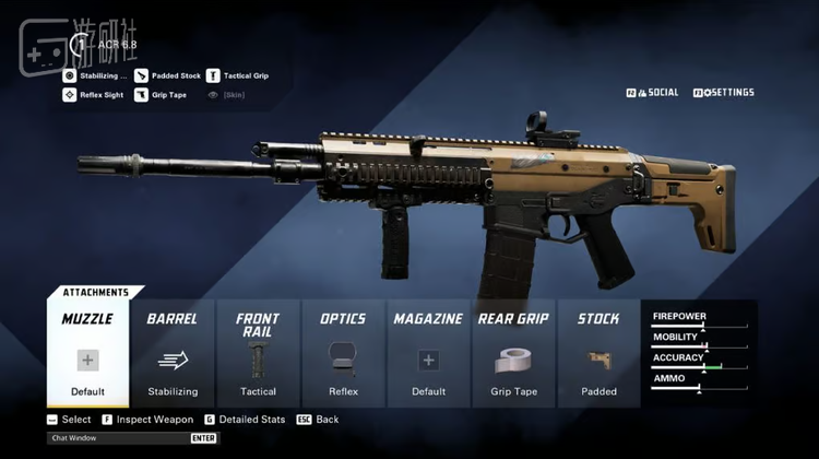 育碧的FPS《不羁联盟》开放测试时，武器库里就有一把ACR 6.8