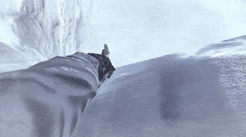 “小强”险些跌下山崖，好在“肥皂”及时相助