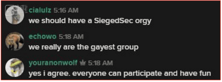 “我们真的是最gay的黑客群体了”，图源DarkOwl