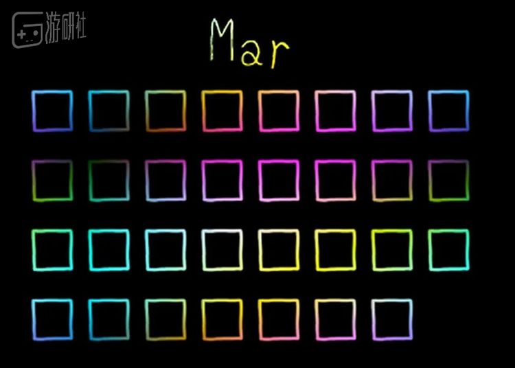 觉得白色UI不好看？试试这款彩虹日期格