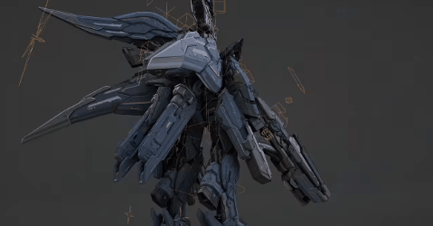 《解限机》中“卢米纳尔”的机械细节