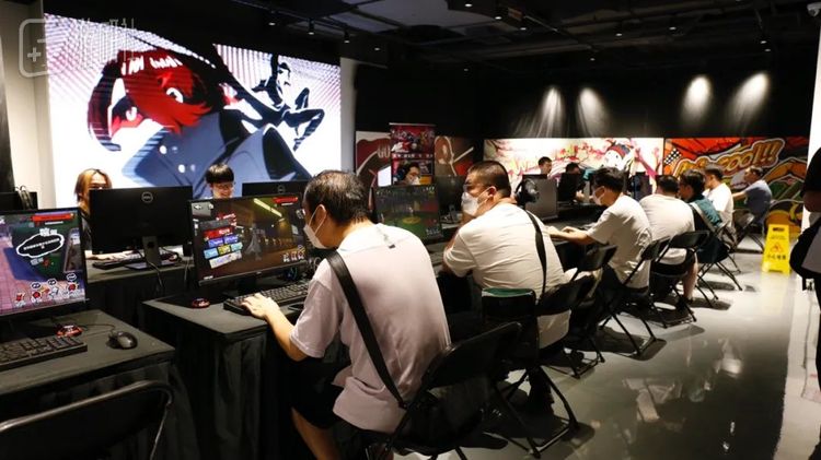 现场试玩P5X的区域