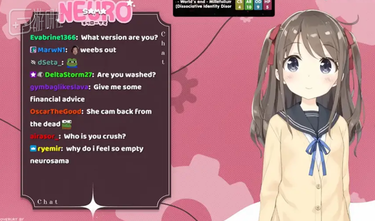 或许你见过更初期版本Neuro的立绘