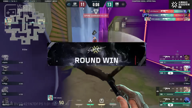 Smoggy和Nobody的连杀将EDG送进了总决赛，也验证了他们的训练成果