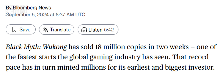 彭博社的这段话引用了行业分析师ZhugeEX的分析数据，不确保100%准确