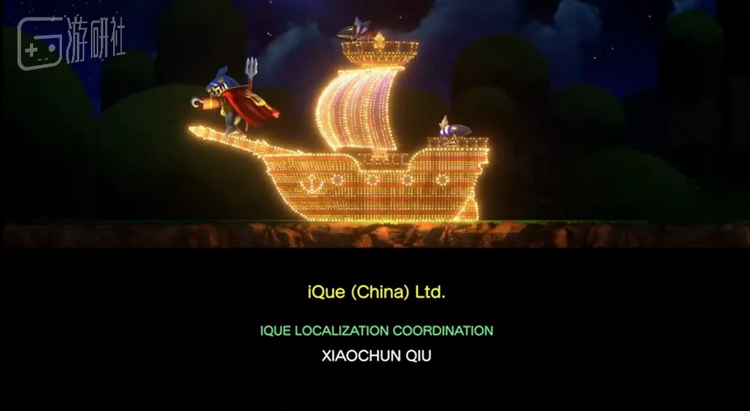 在《超级马力欧RPG》中，结尾的制作人员名单只出现了一位本地化成员的名字