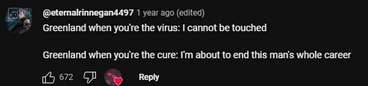 “不管你是病毒还是解药，格陵兰岛总和你对着干”