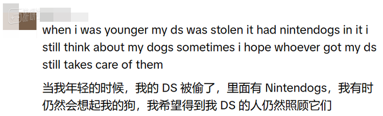 在《任天狗》那期视频的评论区里，很多人分享游戏丢失的经历