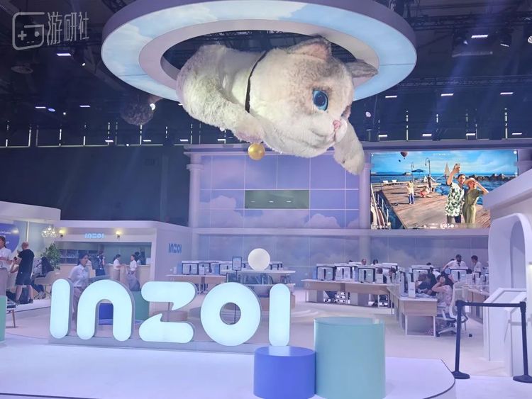 科隆展上魁匠团为《inZOI》布置的展位