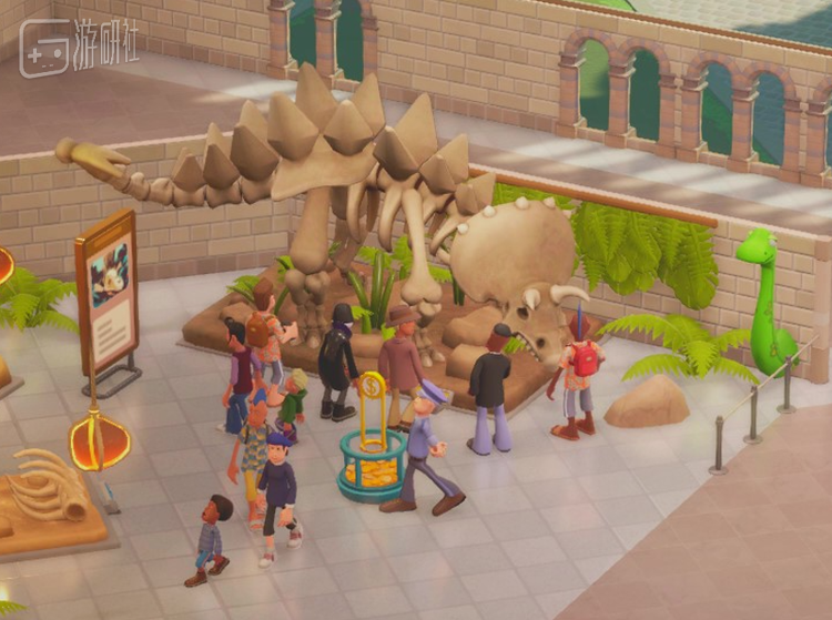 这种“驴唇不对马嘴”的奇怪组合，在《双点博物馆》中属于常态