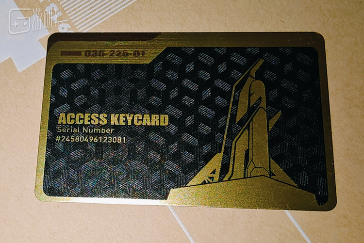 游戏里珍贵的钥匙卡，本身设计也挺美观的