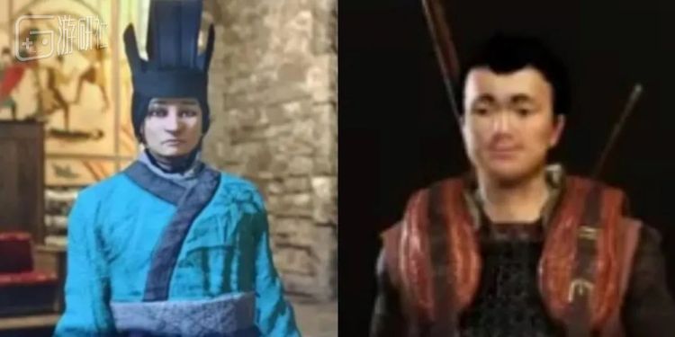 左边是貂蝉，右边是诸葛亮