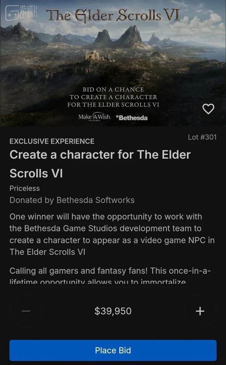 目前的竞拍价已经跃升至近4万美元