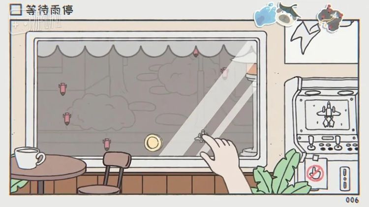 或者把雨滴想象成飞机游戏