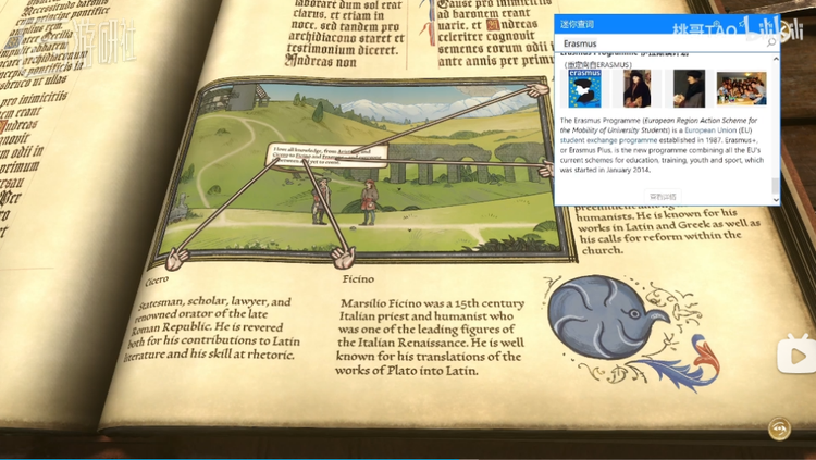 B站上开着“迷你查词”对抗英文和拉丁词汇的Up