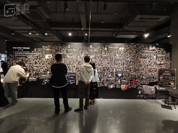 展览现场的指挥官们将自己入坑的时间点，贴到对应的剧情故事对应的时间