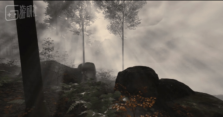 游戏中，狂风会吹动树枝摇曳，而雨雪天气下也能看到树叶上结冰或是积雪