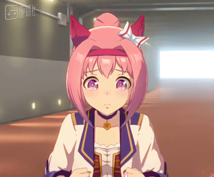 游戏里没能拿下比赛的乌菈菈不会说放弃，但眼里还是会有不甘的泪水