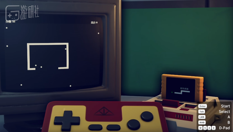 在搜到“游戏主机”后，还真能解锁贪吃蛇等小游戏