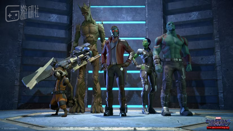 曾有Telltale前员工表示，自己在撰写《银河护卫队》时想要加入搞笑桥段，却被要求必须写得更黑暗