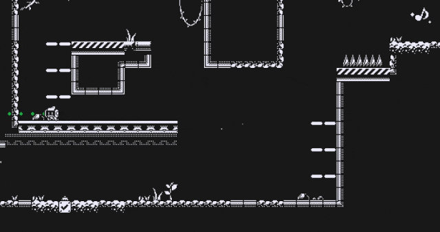 一旁平台的形状，其实就是前方谜题的答案