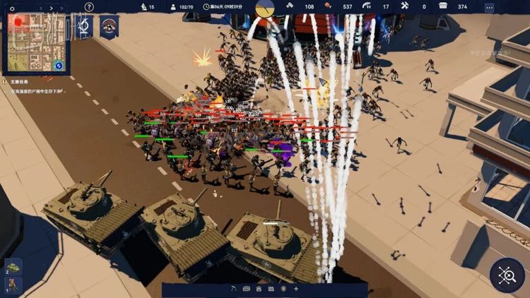 憋科技暴坦克是RTS中的经典爽点，量产各种强力载具也是《长夜之后》中的“种田奖励”