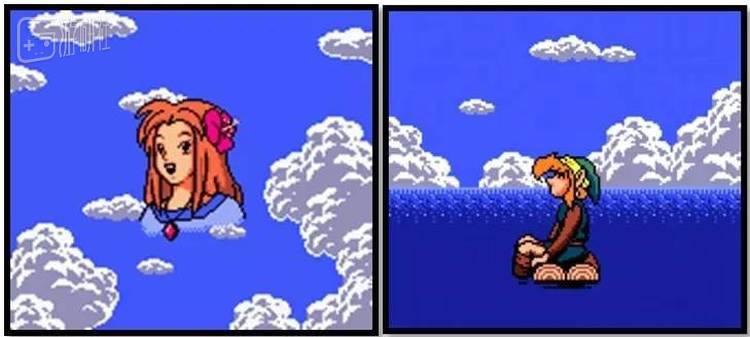 ▲完美结局中，马琳变成了一只海鸥，在林克的注视下飞向远方