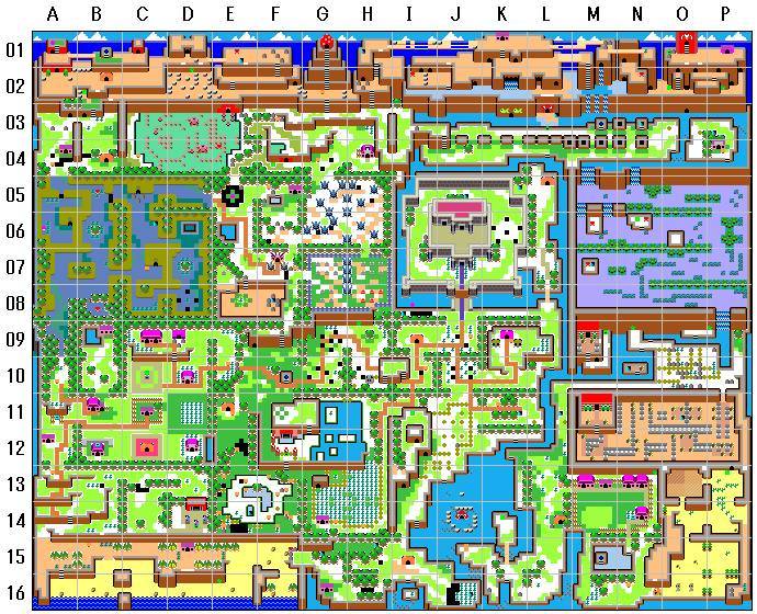 ▲《荒野之息》的地图很大，《梦见岛》在当时也很大