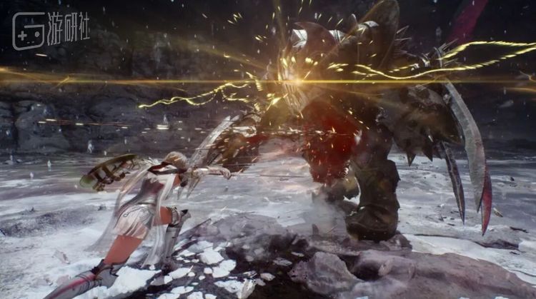 使用短剑和小盾战斗的菲欧纳