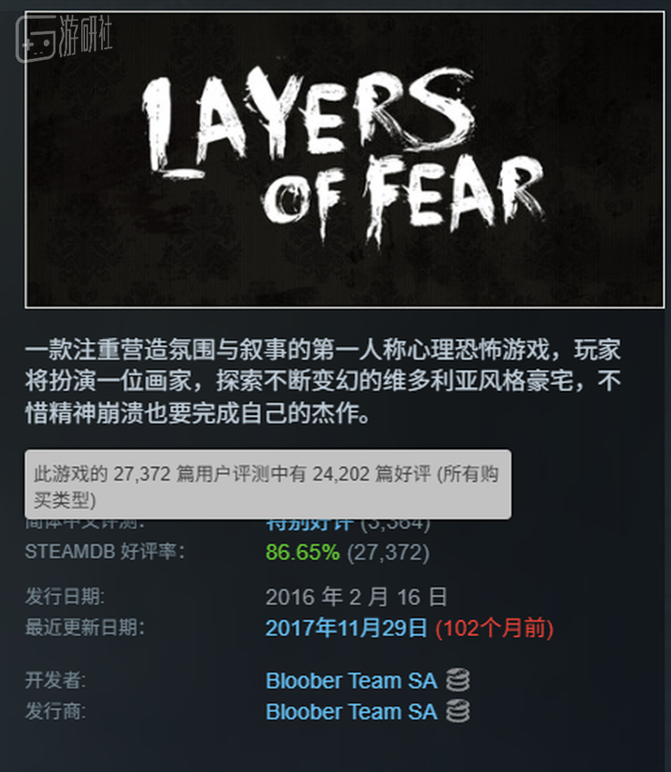 《层层恐惧》至今仍是心理恐怖游戏绕不开的经典