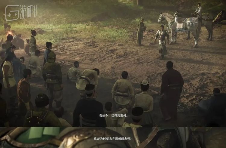 《真三国无双：起源》中刘备携民渡江的台词去年在中文社区广受好评
