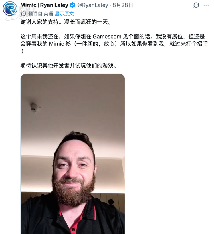 笑容回到了他的脸上