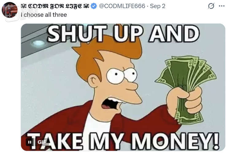 三个都要！