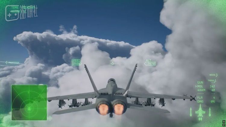 体积云层次分明，同一片天空在不同关卡里各有变化